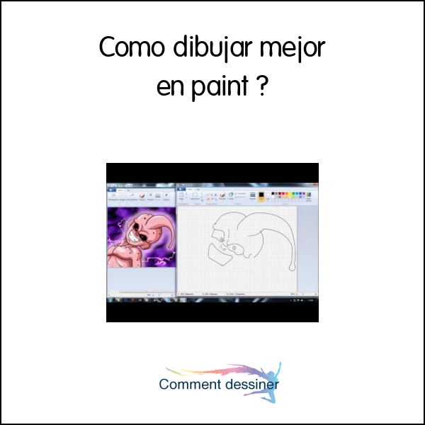 Como dibujar mejor en paint